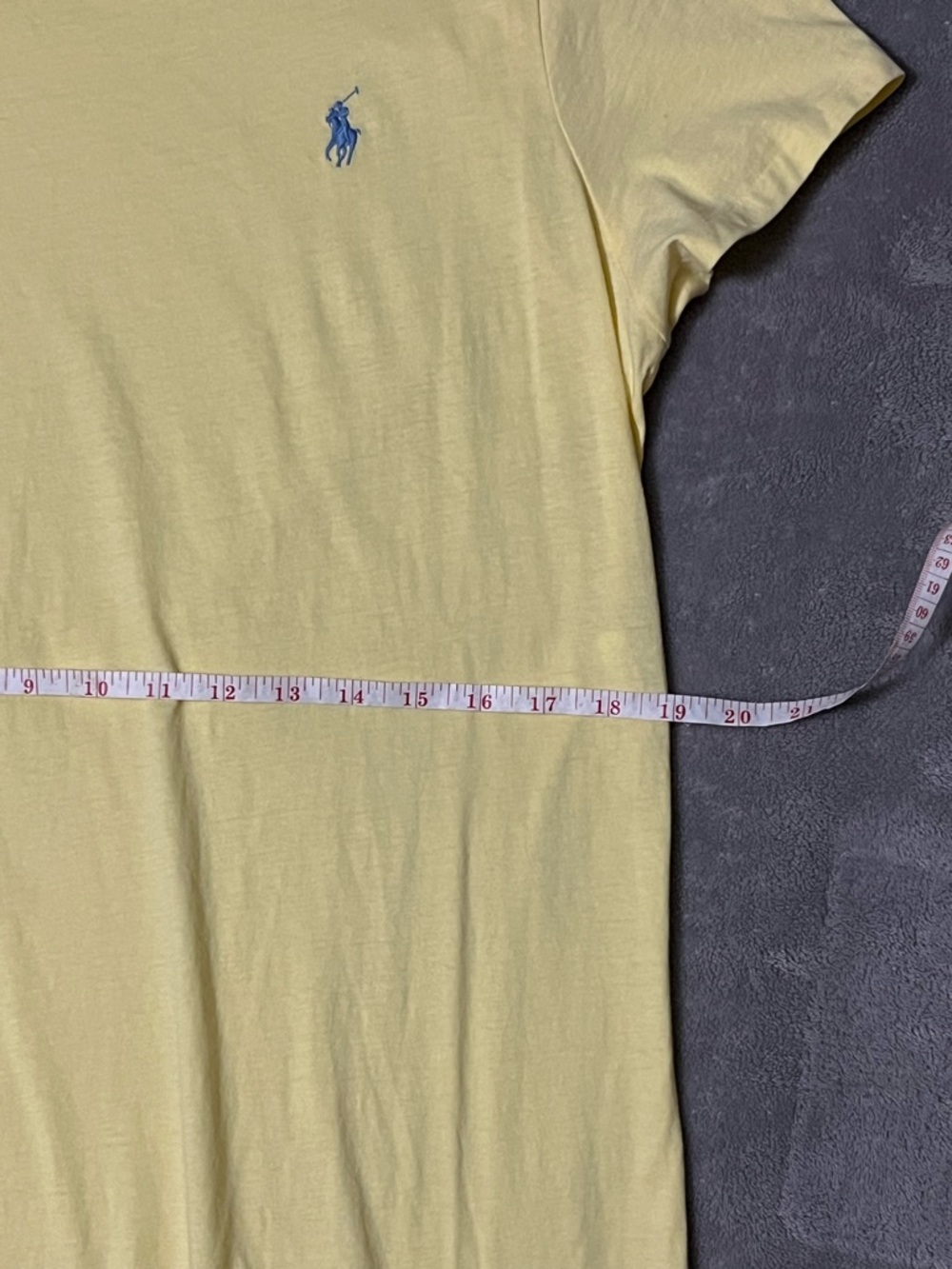 Polo by Ralph Lauren Pale Yellow Crewneck T-Shirt - Picture 4 of 5